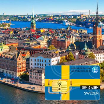 Sim Du Lịch Thụy Điển 30 Ngày Tốc Độ Cao (Sweden)